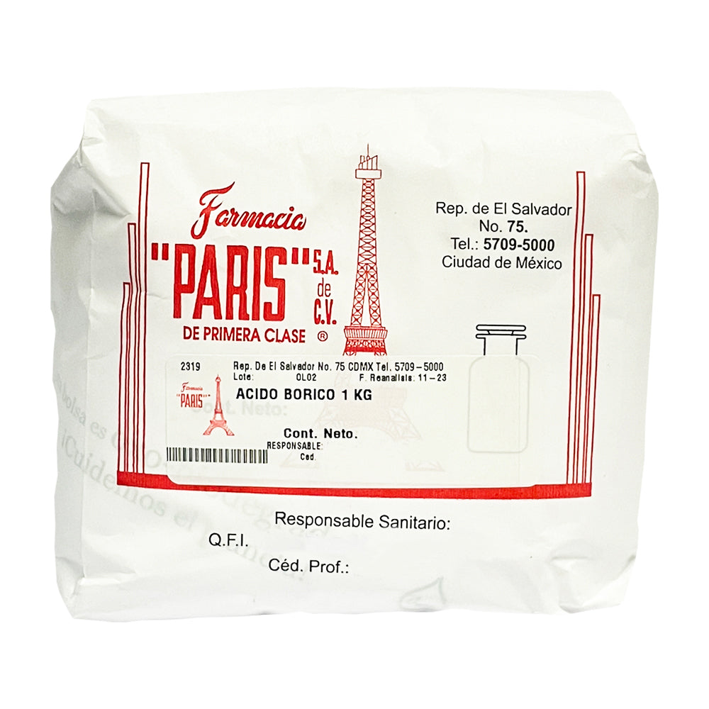 Ácido Bórico 1 kg – Farmacia París