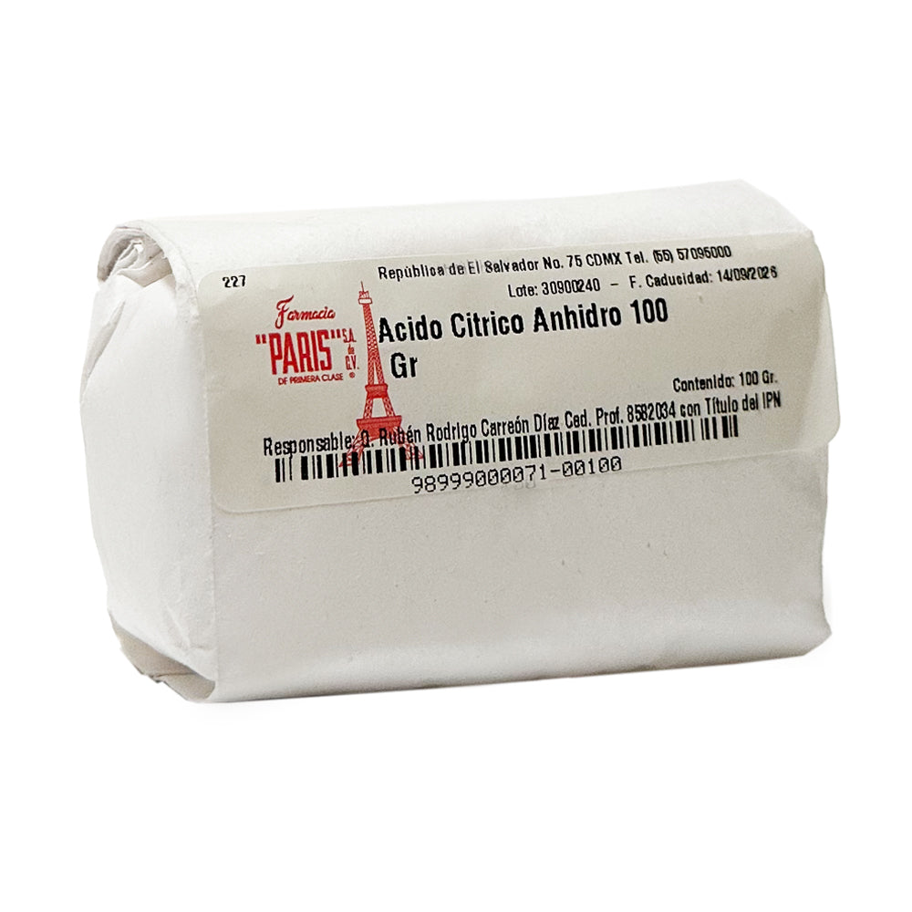 Ácido Cítrico Anhidro 100 g