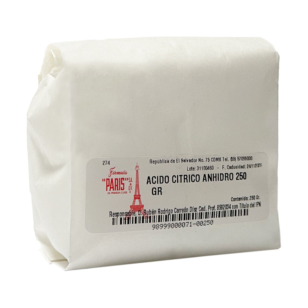 Ácido Cítrico Anhidro 250 g