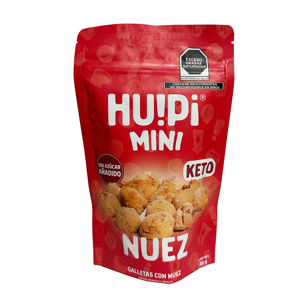 HUIPI MINI Galletas Mini de Nuez Keto 80 g