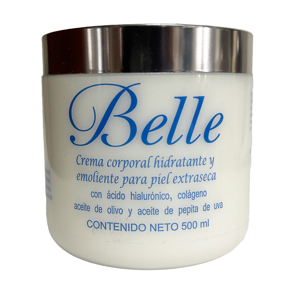 Crema Belle corporal emoliente para piel extra seca 500 ml