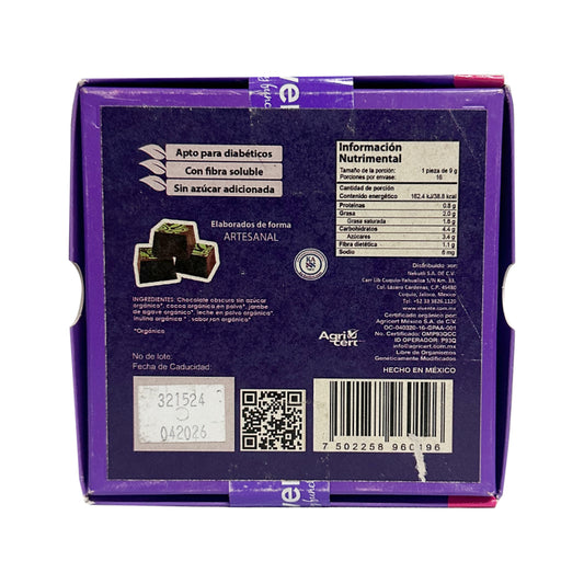 Chocolate orgánico Vivente Cho'kua sabor ron 145 g