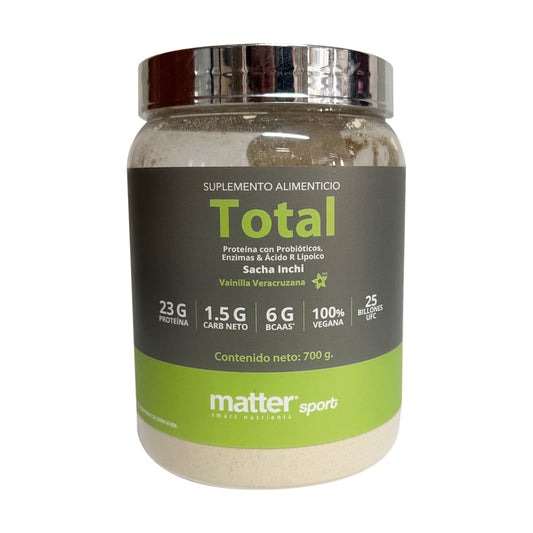 Proteína Sacha Inchi Probióticos Enzimas Total Matter Sport