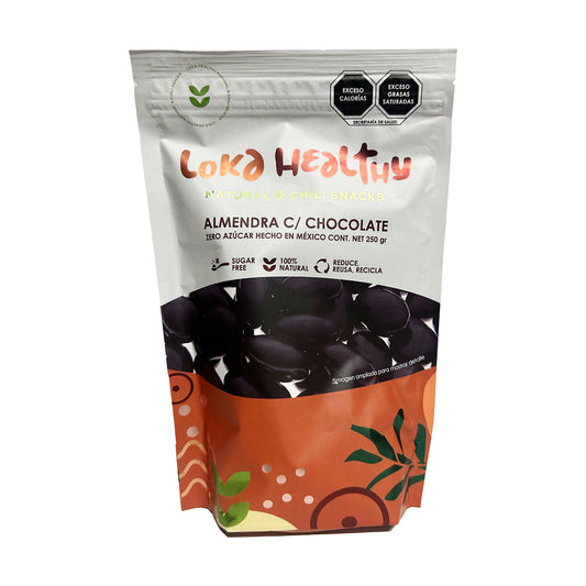 Loka healthy natural con chocolate sin azúcar 250 g