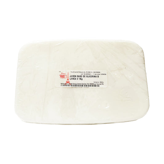 Jabón Base de Glicerina Blanca 1 kg