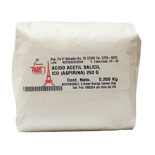 Ácido Acetil Salicílico (Aspirina) 250 g