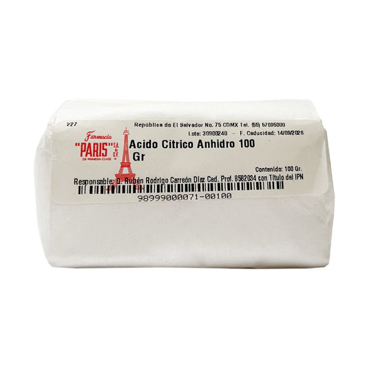 Ácido Cítrico Anhidro 100 g