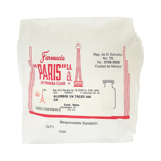 Alumbre en trozo 500 g