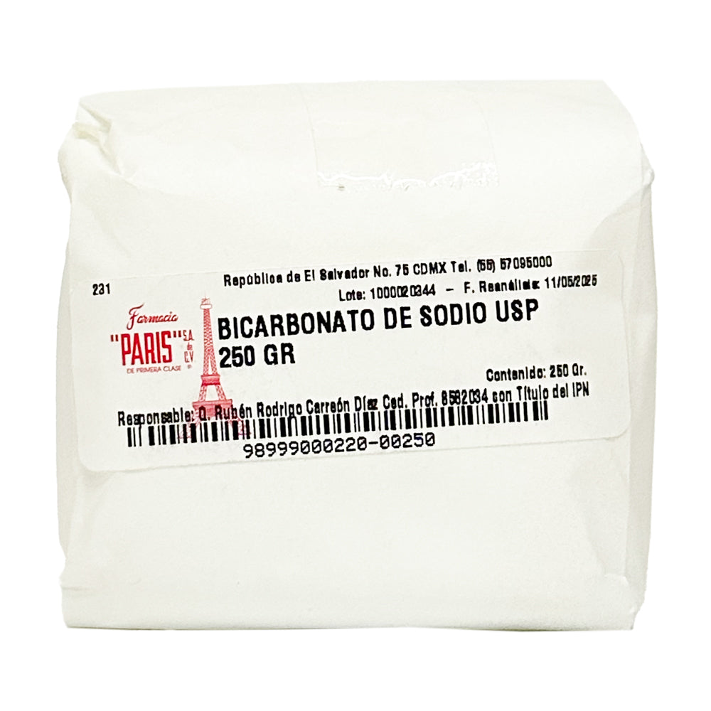 Bicarbonato de Sodio USP 250 g