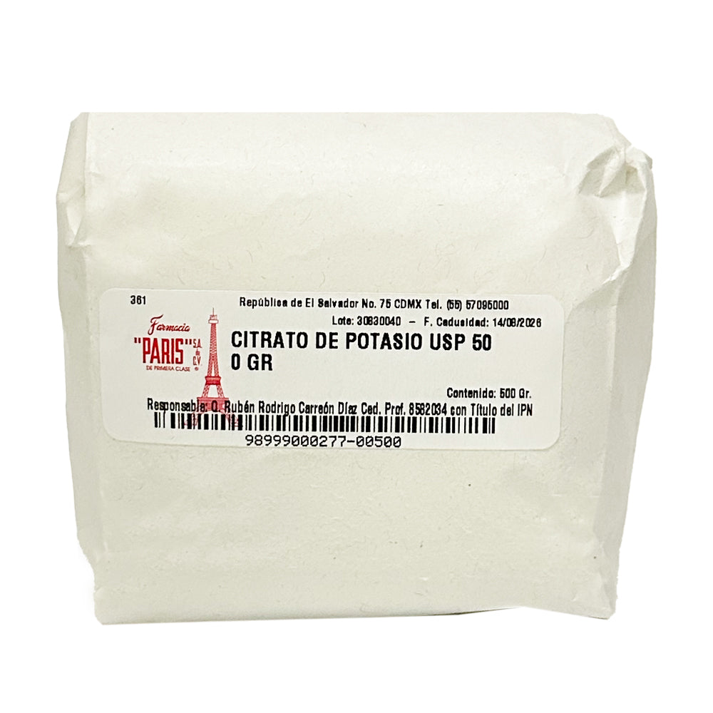 Citrato de Potasio USP 500 g