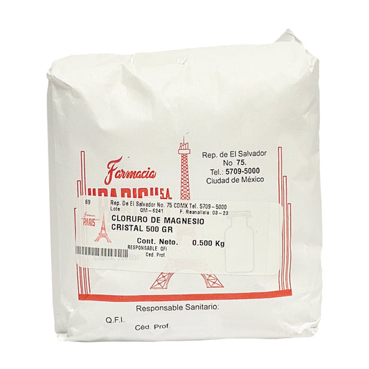 Cloruro de Magnesio Cristal 500 g