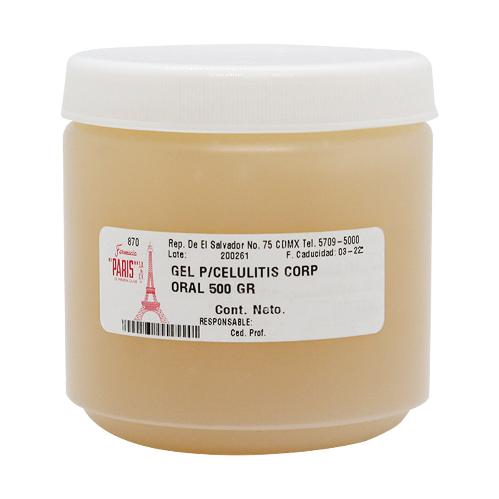 Gel corporal para celulitis 500 g