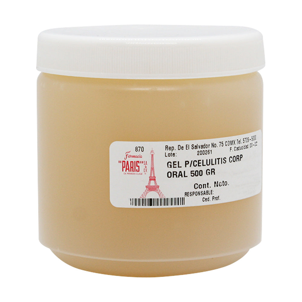 Gel corporal para celulitis 500 g