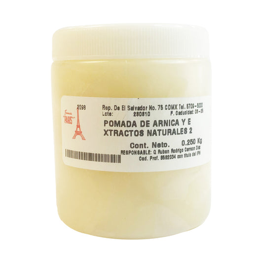 Pomada de Arnica y Extractos naturales 250 g