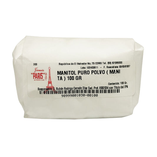 Manitol puro polvo 100 g