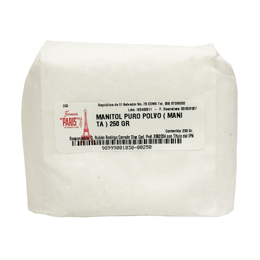 Manitol puro polvo 250 g