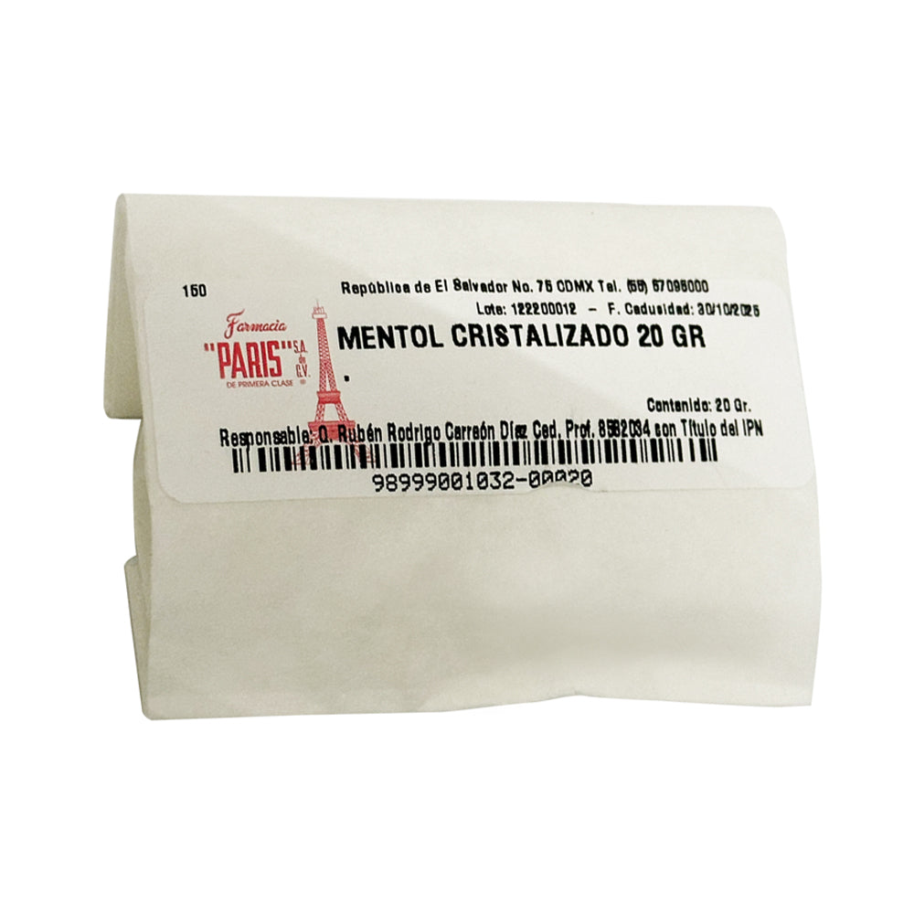 Mentol cristalizado 20 g