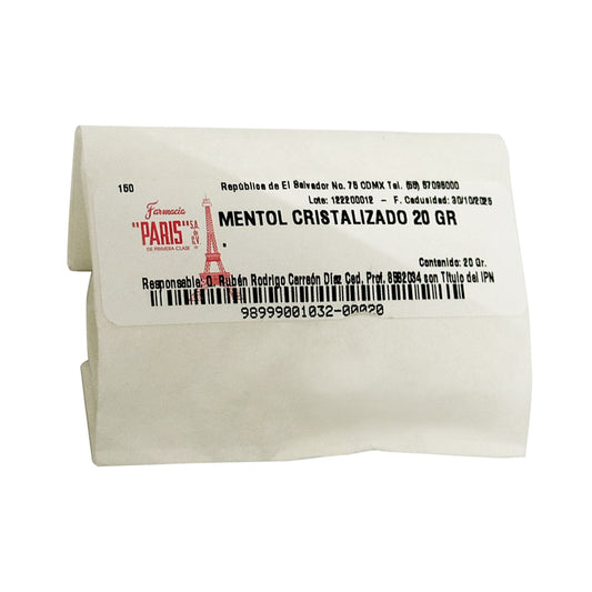 Mentol cristalizado 20 g