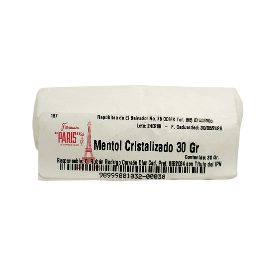 Mentol cristalizado 30 g