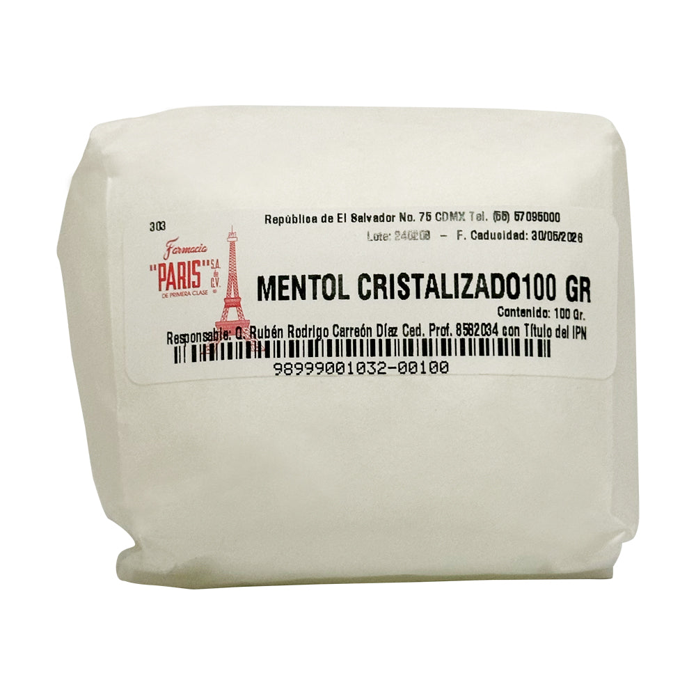 Mentol cristalizado 100 g