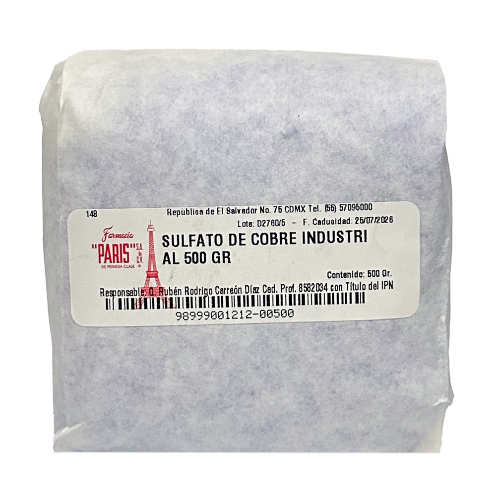 Sulfato de cobre industrial 500 g