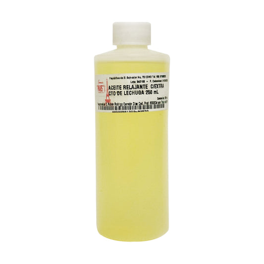 Aceite relajante con extracto de lechuga 250 ml