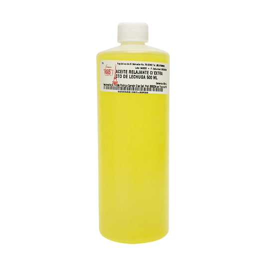 Aceite relajante con extracto de lechuga 500 ml