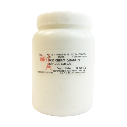 Cold Cream con Baba de Caracol 500 g