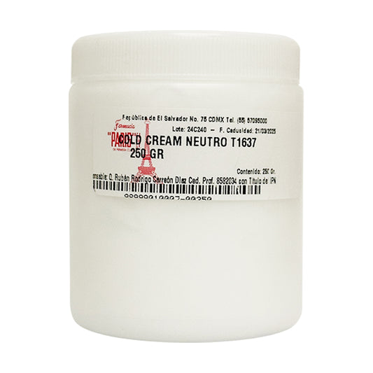 Cold Cream Neutro con Aceite de Almendras 250 g