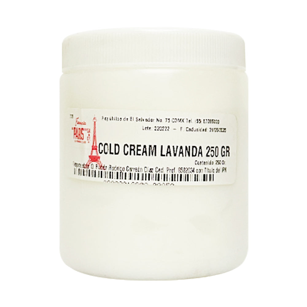 Cold Cream de lavanda 250 ml