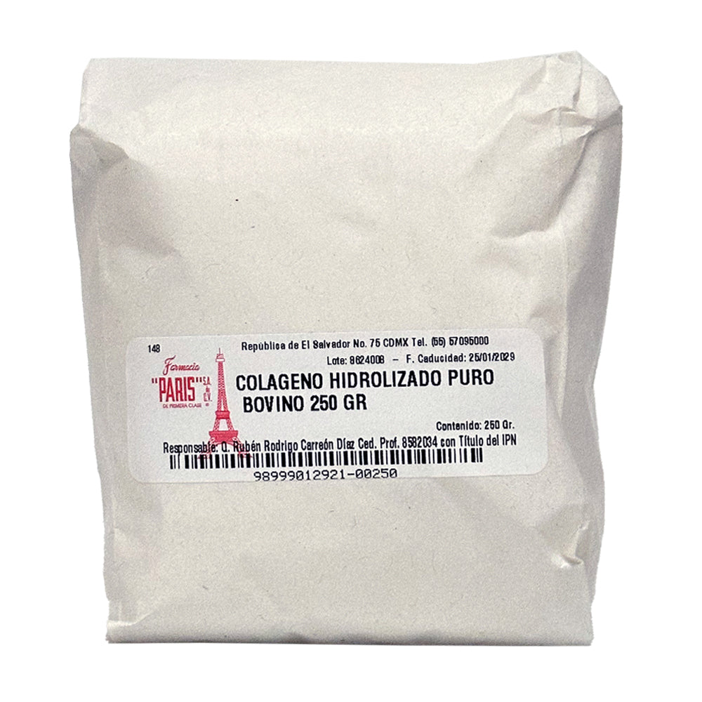 Colágeno hidrolizado puro bovino 250 g