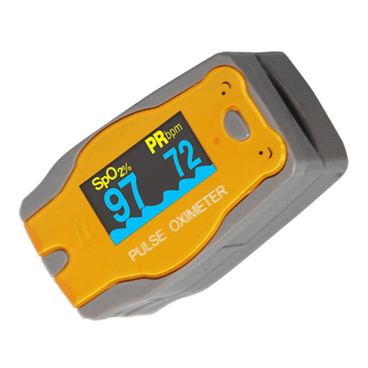 Oxímetro de pulso Choicemmed 4 modos de pantalla pediátrico diseño de oso